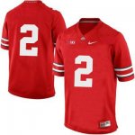 Men's NCAA Ohio State Buckeyes Only Number #2 College Stitched Authentic Nike Red Football Jersey IE20J44YC